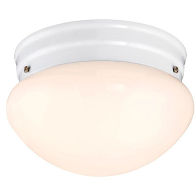 Becquere Glass LED Semi Flush Mount