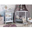 Compact Baby Changing Table with 2 Open Storage Shelves – White-228704328