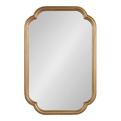 Glenby Scalloped Rectangle Bathroom Mirror