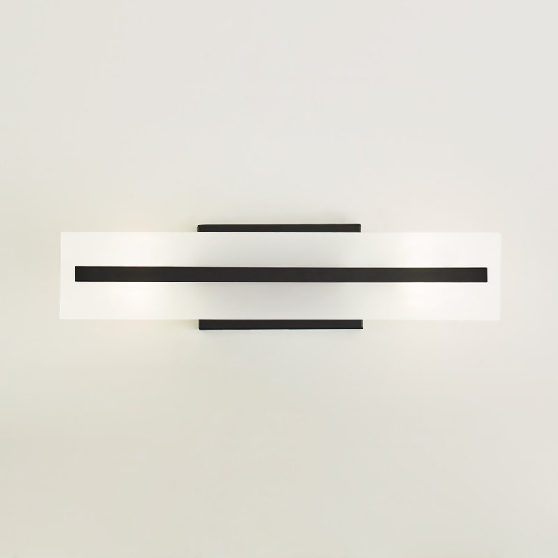 2 - Light Dimmable Vanity Light, Midnight Black