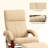 Faux Leather Massage Chair with Ottoman-852755103