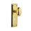 Homestead Interior Mortise Door Knob with New York Long Plate