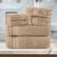 Ensemble de serviettes de bain 6 pièces Elegant Comfort Luxury-129513541