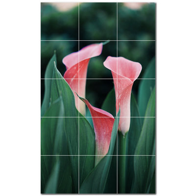 Panneau décoratif en céramique satinée 8 po x 8 po