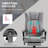 Massage Office Chair, High Back Reclining Desk Chair-1995806042