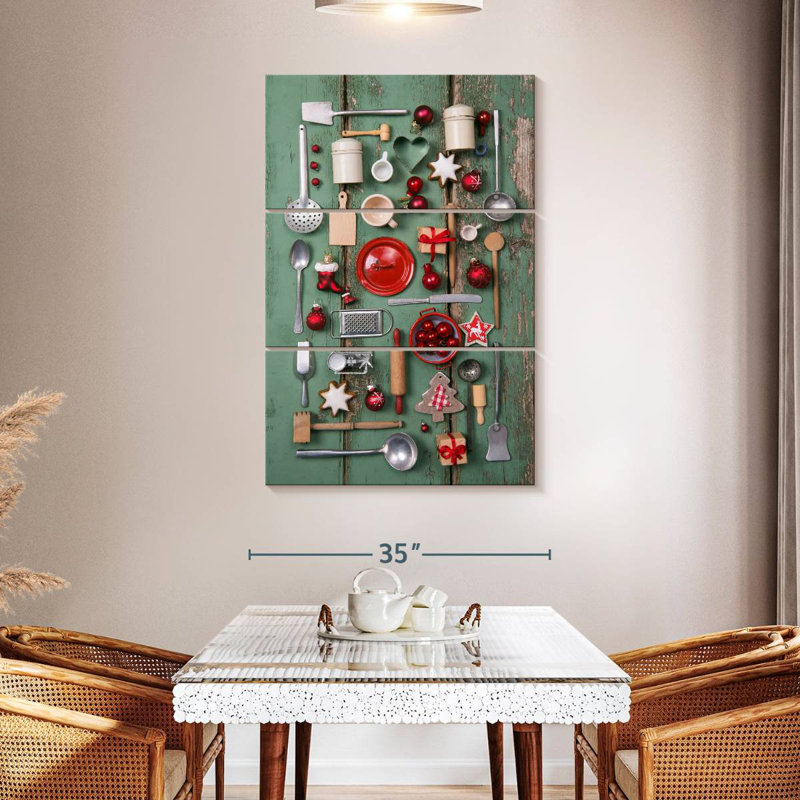 Christmas Kitchen Tools, H 50 po x l 32 po