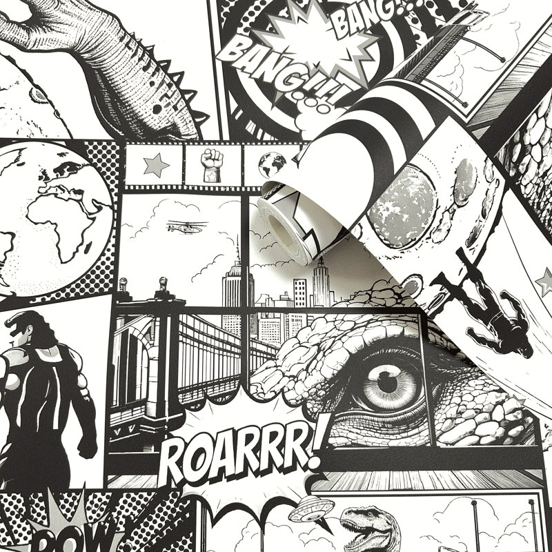 City Hero 10.05m x 53cm Matte Wallpaper Roll