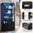66" H Glass Display Cabinet with 2-Drawers & Led Lights, Storage Cabinet With Adjustable Glass Shelves-198023130