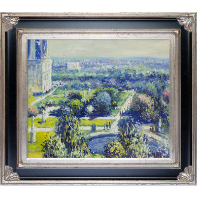" Les Tuileries, 1876, Musee Marmottan " by Claude Monet Painting Print