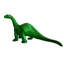 Statue de brontosaure vert géant en dinosaure en aluminium 90 po x 23 po x H 47 po