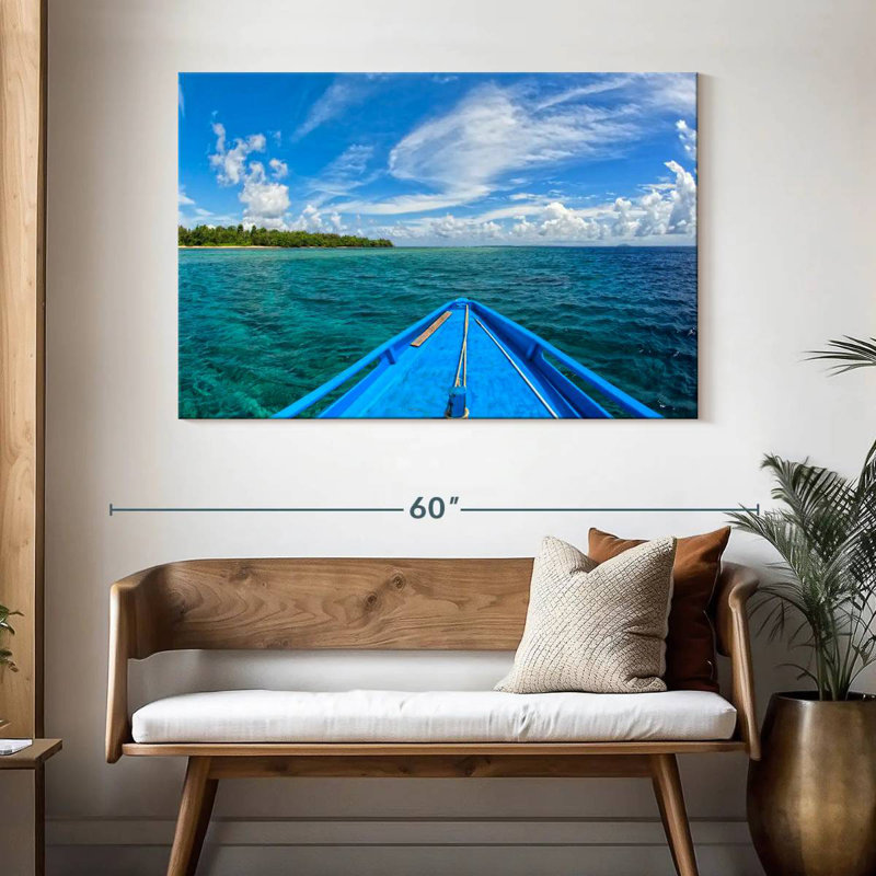 Mehar Siladen Island Boat, 32" H x 48" W