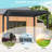 Outdoor Aluminum Pergola with Adjustable Louvers and Concealed Water Drainage System-104988581-104988580