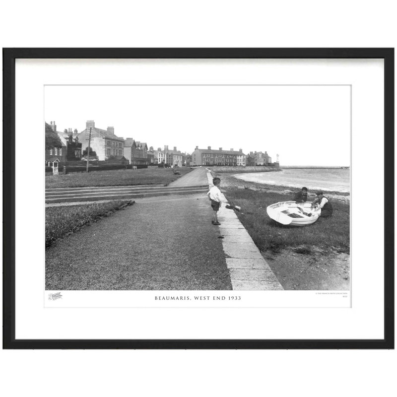 Beaumaris, West End 1933 1 Piece Single Picture Frame Wall Art, 28cm H x 36cm W x 2.3cm D