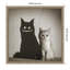«Cute Cat Scary Shadow» par Terry F, reproduction d'art sur toile encadrée-1528066887
