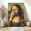 Reproduction sur toile «Playful Mona Lisa»-1474631797