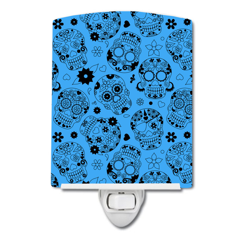 Day of the Dead Ceramic Night Light