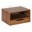 Adeana Poplar Solid Wood Floating Shelf with Drawer-1448701954