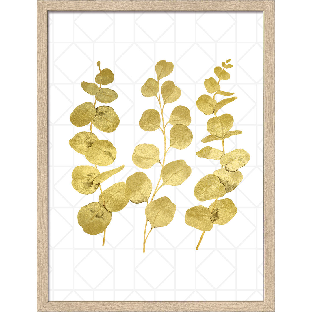 Gerahmtes Poster Golden Eucalyptus