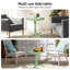 Table d'appoint de patio en acier vert-213714162
