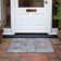 Machine Washable Indoor/Outdoor Xhevrie Gray Rug
