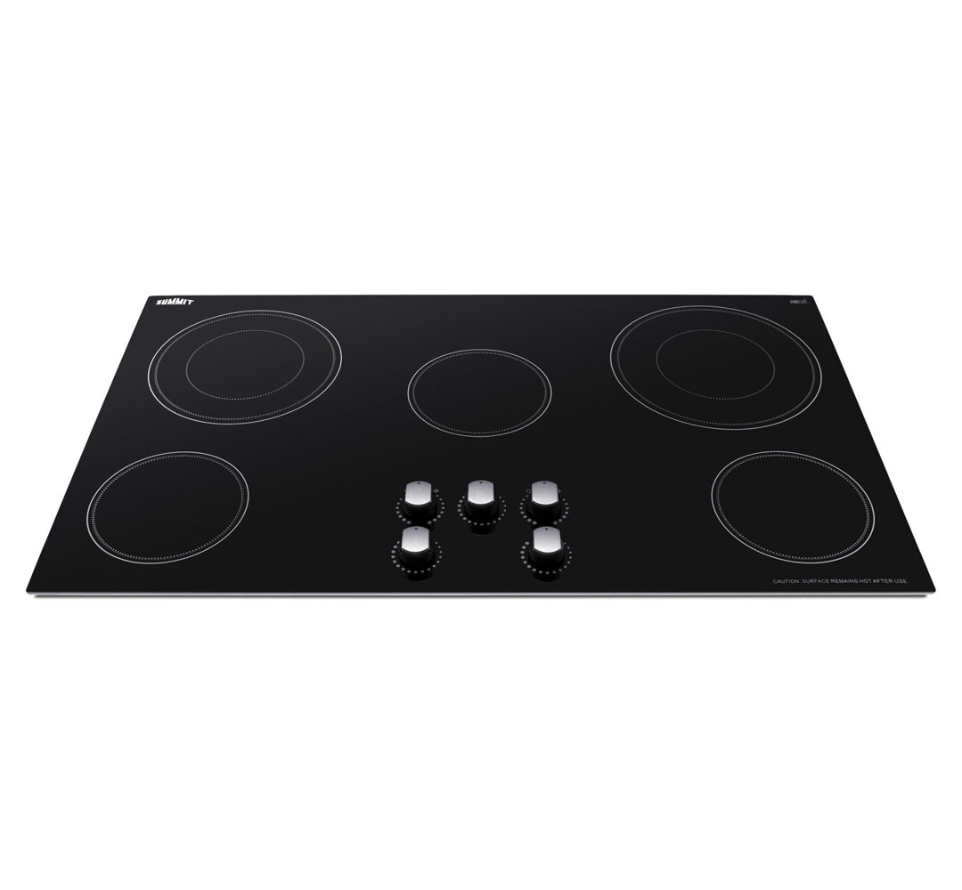 Summit Appliance 36" Black Electric Cooktop Summit Appliance