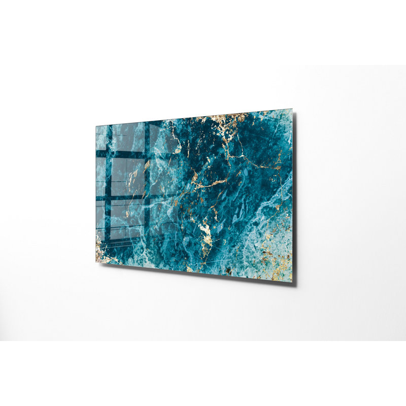 Peinture décorative en verre trempé, H 39,4 po x l 27,6 po x P 1 po