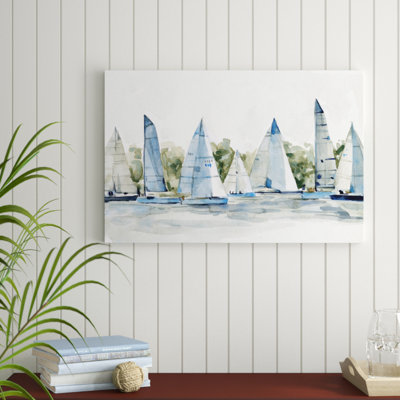 «Pastel Marina I» par Emma Scarvey, reproduction d'art sur toile tendue