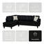 Canapé modulaire en velours 97 po-90409130