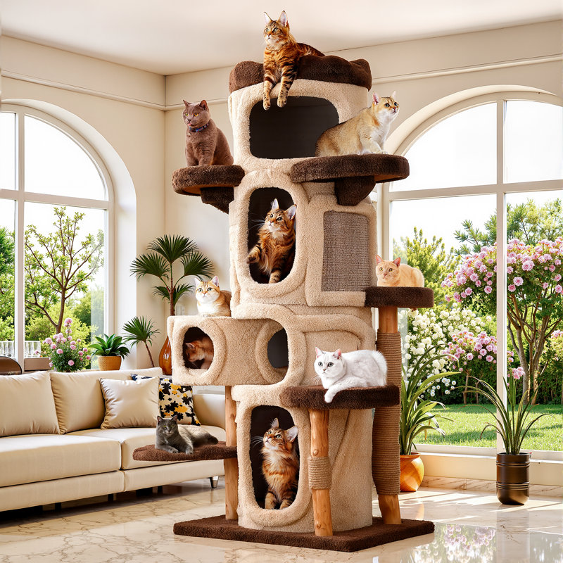 167.6cm H Cat Tree