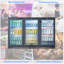 BODEGACOOLER 53''W 3-Door Back Bar Cooler, 11.4 Cu.ft Commercial Beverage Refrigerator with LED Display for Beer, Wine & Soda-114250948