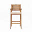 Tabouret de bar d'extérieur en bois (ensemble de 2)
