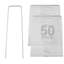 Goupilles en U pour pelouse artificielle de 6 po de calibre 12 de Yescom 50PCS