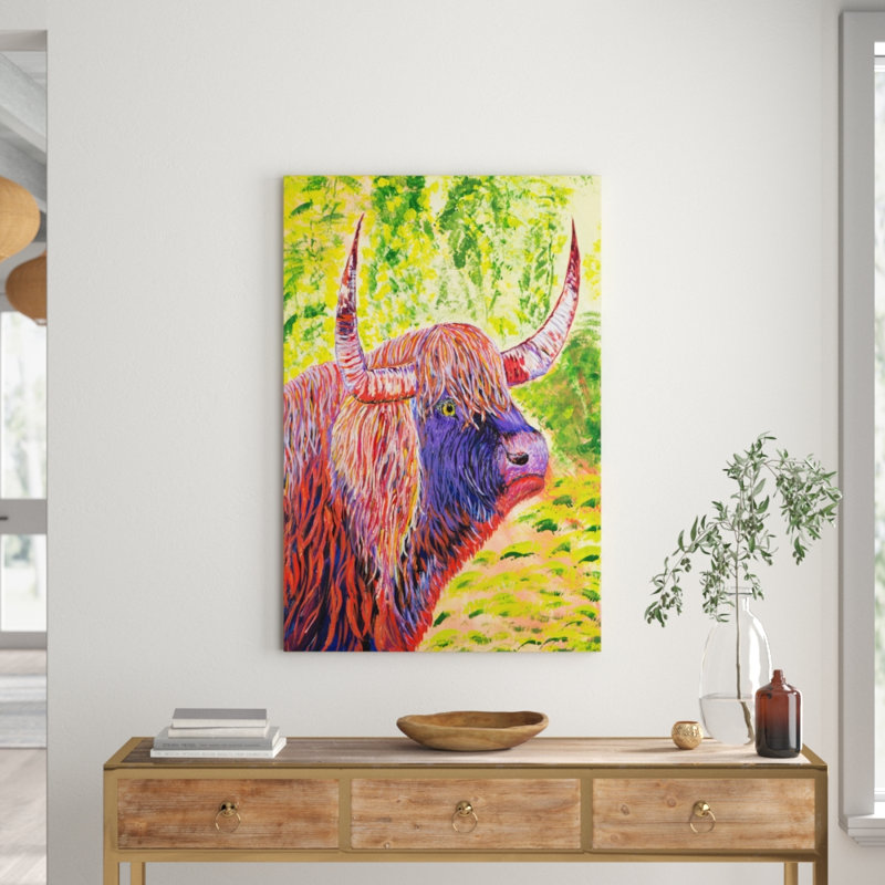 France Gilbert - Wrapped Canvas Painting, 114cm H x 76cm W