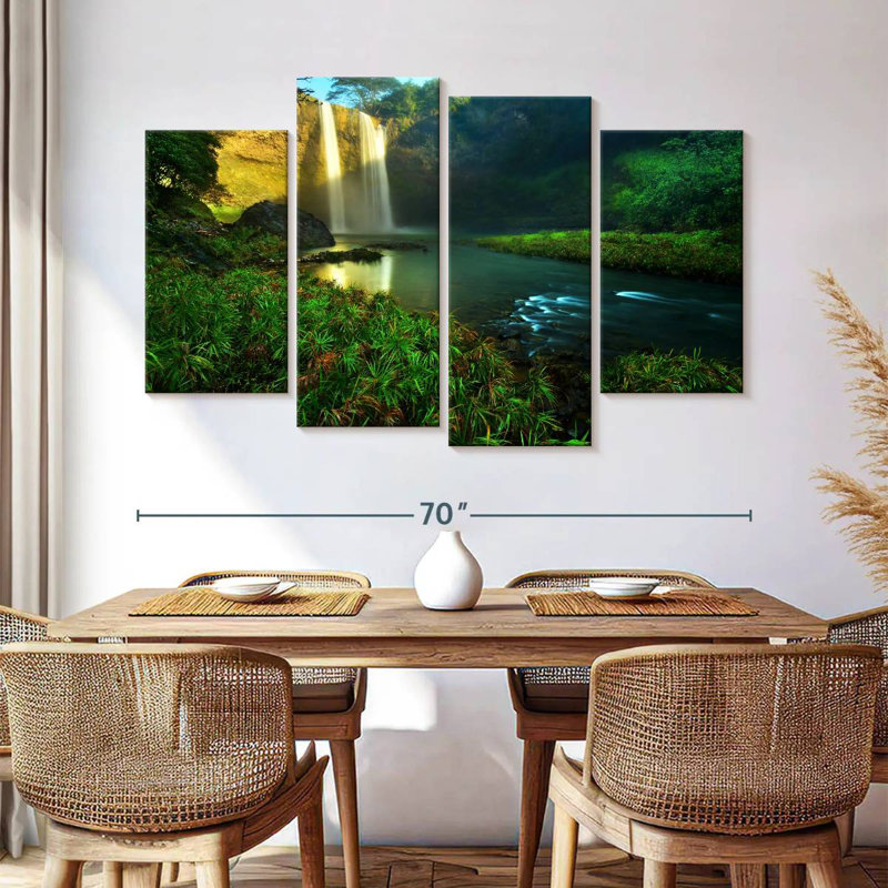 Alvord Wailua Falls, 42" H x 68" W