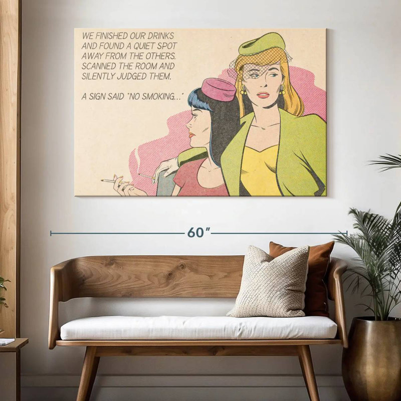 Tergel No Smoking, 34" H x 51" W