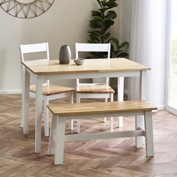 Harriet Bee Hayasdan Solid Wood Dining Table | Wayfair.co.uk