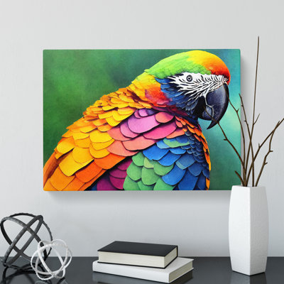Colourful Parrot Vol.3 - Wrapped Canvas