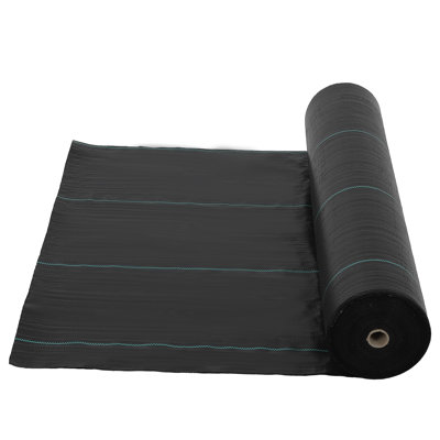 6ft x 300ft Premium Weed Barrier Landscape Fabric, 2.4oz Heavy Duty, Weed Control Fabric, High Permeability Good for Flower Bed, Driveway Fabric Ground Cover
