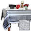 Nappe en coton à motif floral résistant aux éclaboussures