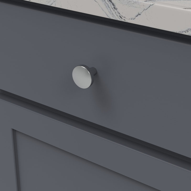 Emerge Round Knob, Chrome