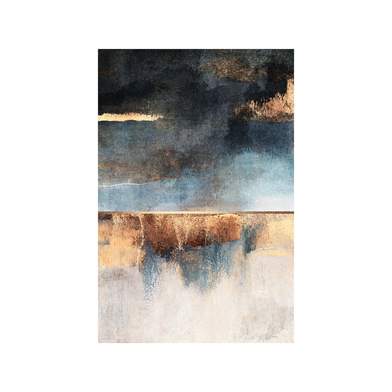 Storm by Elisabeth Fredriksson - Painting on Canvas, 20.32 cm H x 30.48 cm W, No Frame