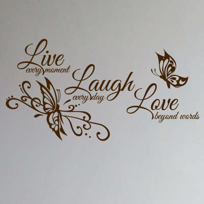 Text & Numbers Wall Decal