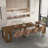 Extendable Foldable Wooden Dining Table (Rectangle)