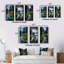 «Lakehouse Whispering Waters», 3 pièces sur toile-1396524451-1396524453