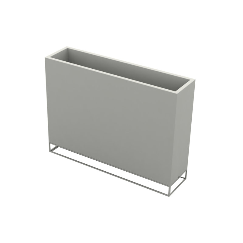 Vela Resin Planter Box, Ice