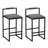 Fabric 2 Counter Height Barstools Kitchen Island Stools-93884223