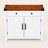 Farmhouse Barn Door Storage Cabinet With Drawer-128586193