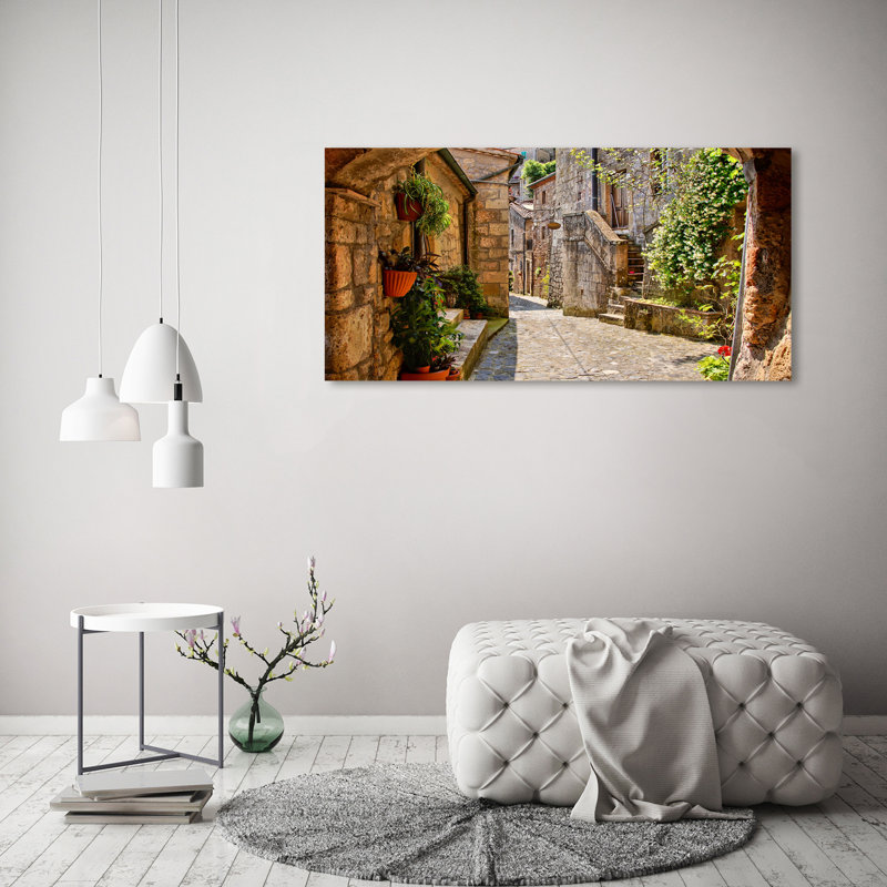 A Charming Street - Print, 60cm H x 120cm W x 2cm D, Canvas