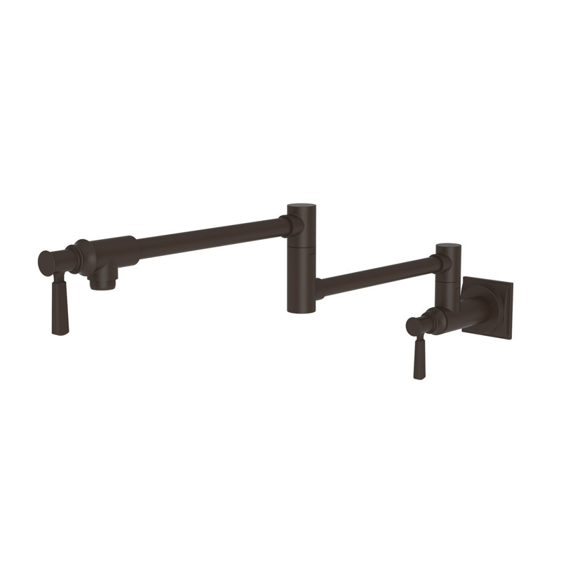 Adams Wall Mount Pot Filler, Oil Rubbed Bronze
