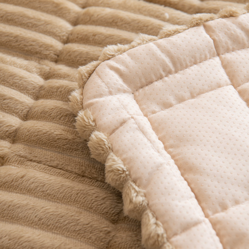 Tapis de coussin moelleux lavable pour animaux de compagnie, housses de canapé, L 47,2 po x P 23,6 po, Beige